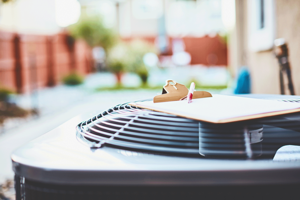 A/C and clipboard